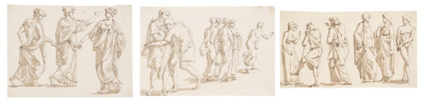 Giacomo Rossi (Bologna 1748-1817) - Studies of classical figures