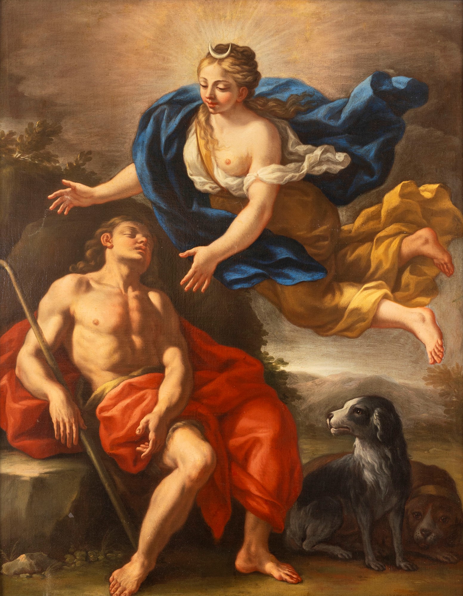 Neapolitan school, eighteenth century - Diana and Endymion