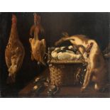 Flemish artist active in northern Italy, seventeenth century - Hunting triumph with pigeons in a wic
