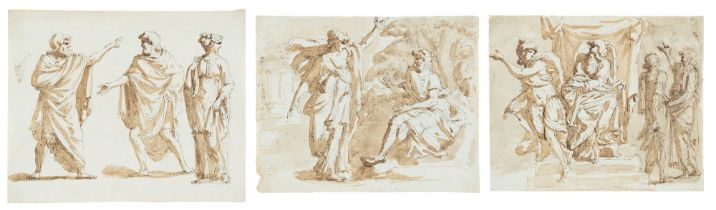 Giacomo Rossi (Bologna 1748-1817) - Studies for classical scenes