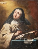 School of Southern Italy, XVII century - Saint Teresa