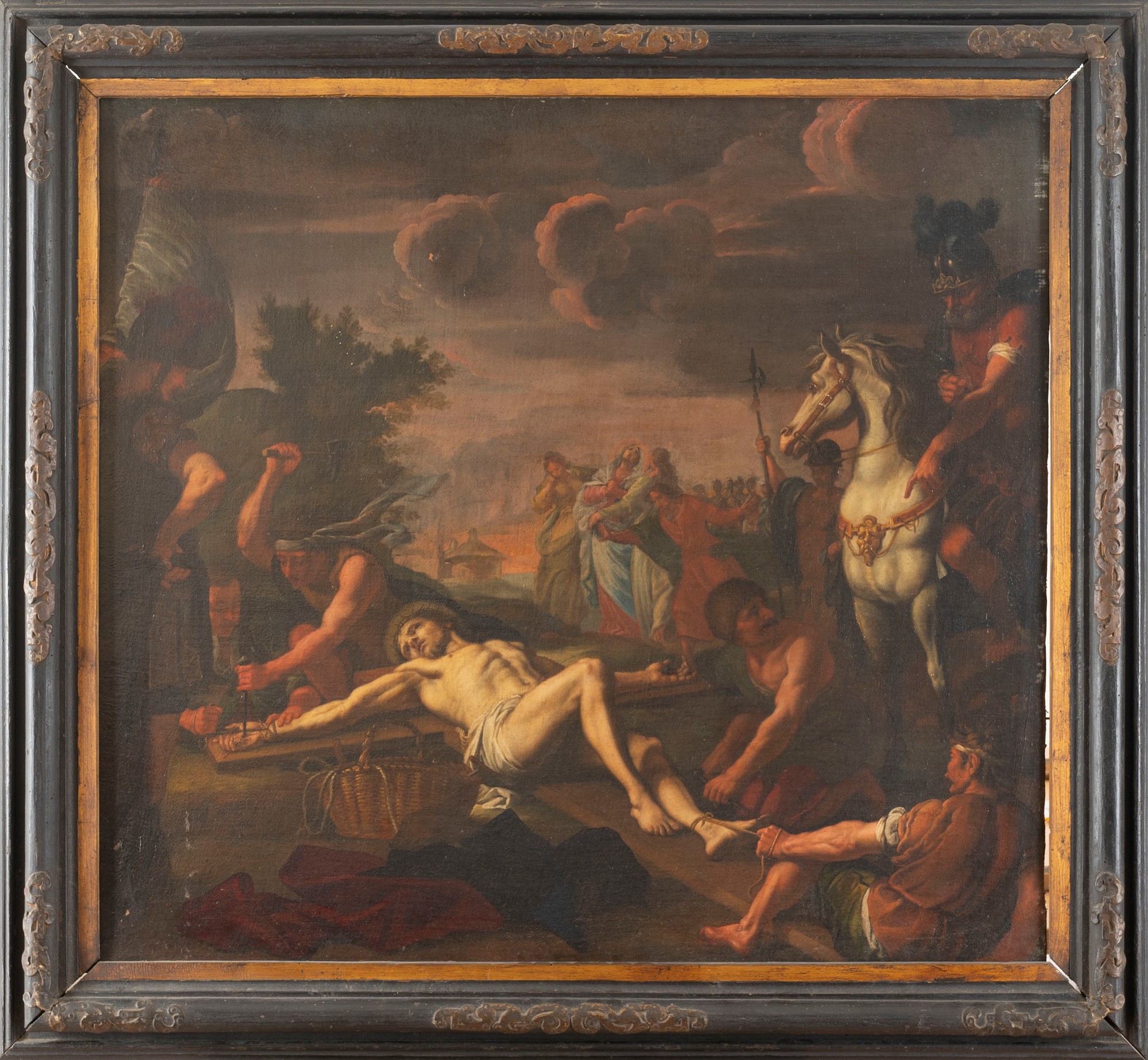 Italian School, XVII century - Crucifixion - Image 2 of 2