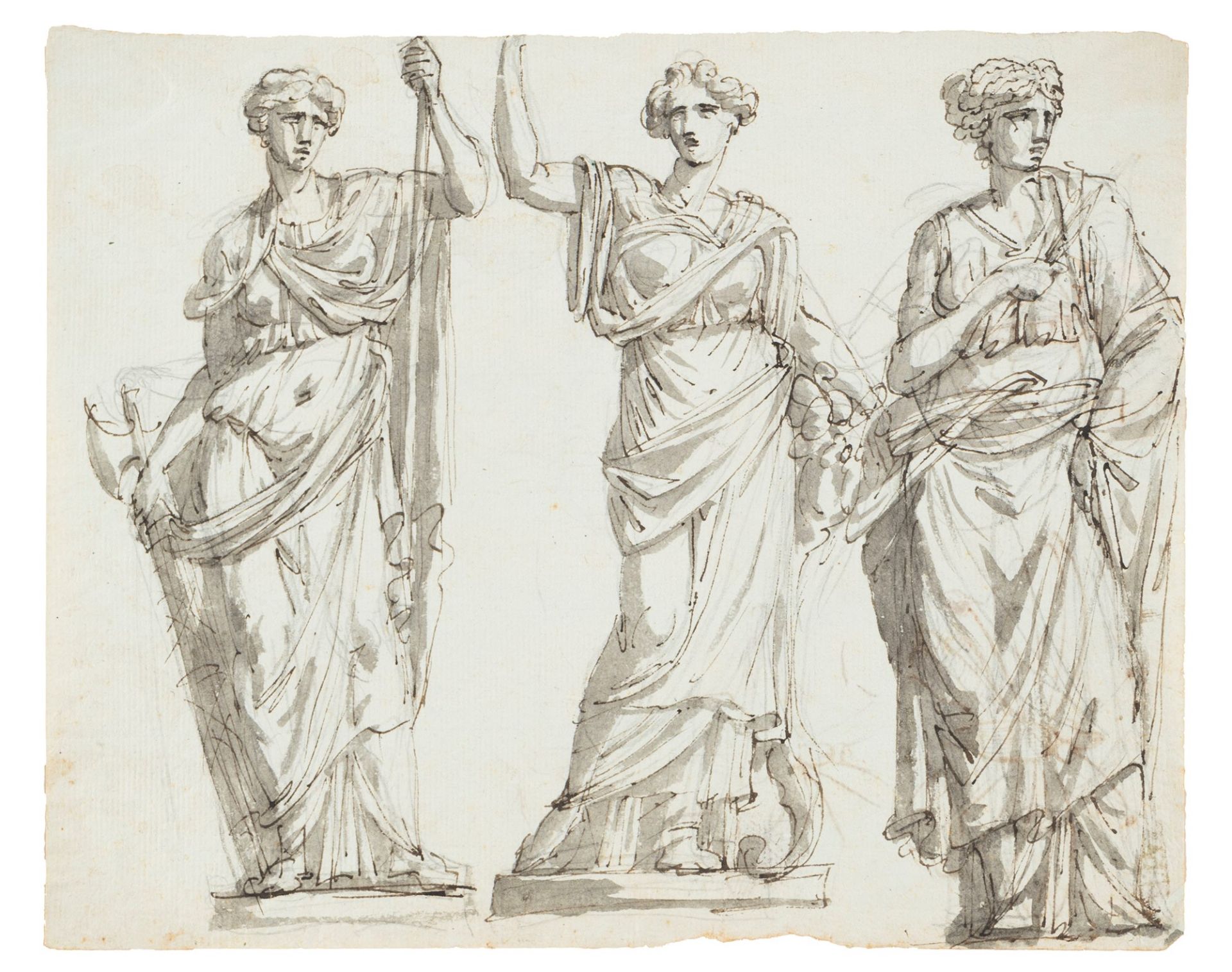 Giacomo Rossi (Bologna 1748-1817) - Studies for classical scenes - Image 2 of 5