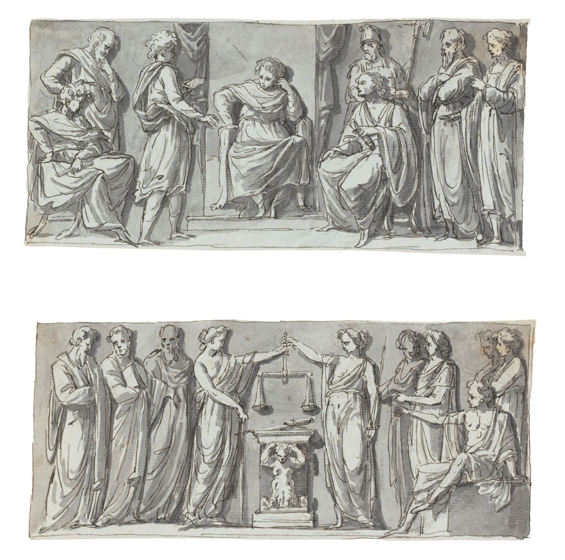 Giacomo Rossi (Bologna 1748-1817) - Studies for classical scenes - Bild 2 aus 4