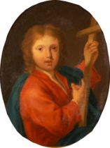 Roman school, eighteenth century - Baby Jesus with the Cross