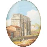 Follower of Giovanni Paolo Panini - The Arch of Constantine