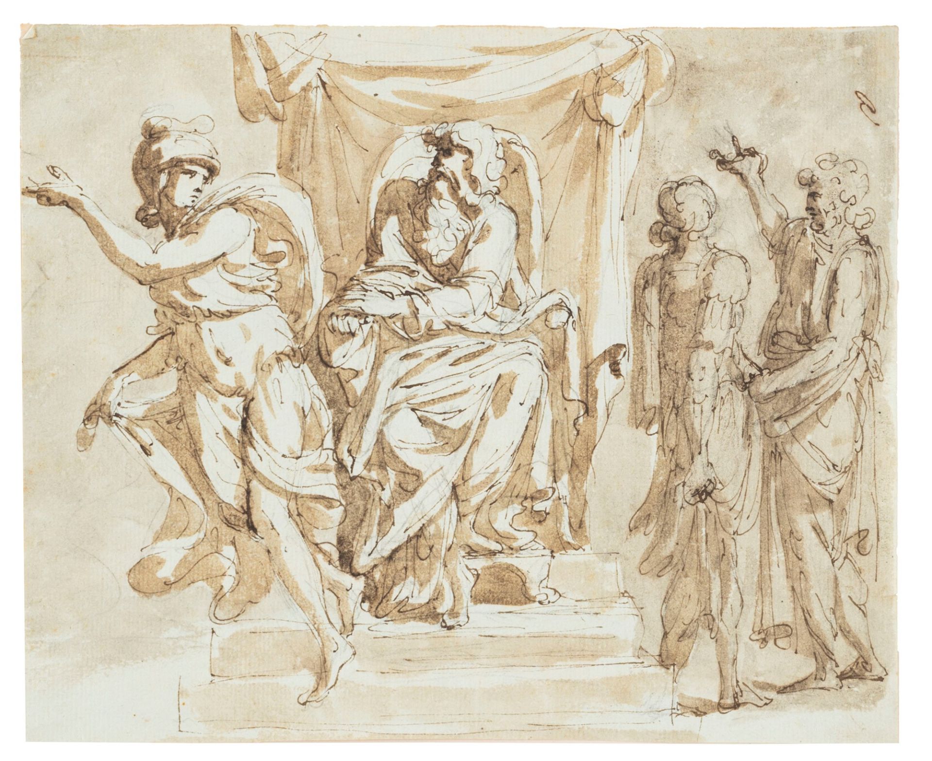 Giacomo Rossi (Bologna 1748-1817) - Studies for classical scenes - Image 6 of 7