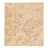 Genoese school, XVII century - Genre scene