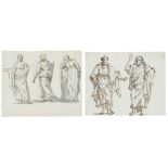 Giacomo Rossi (Bologna 1748-1817) - Studies of classical figures