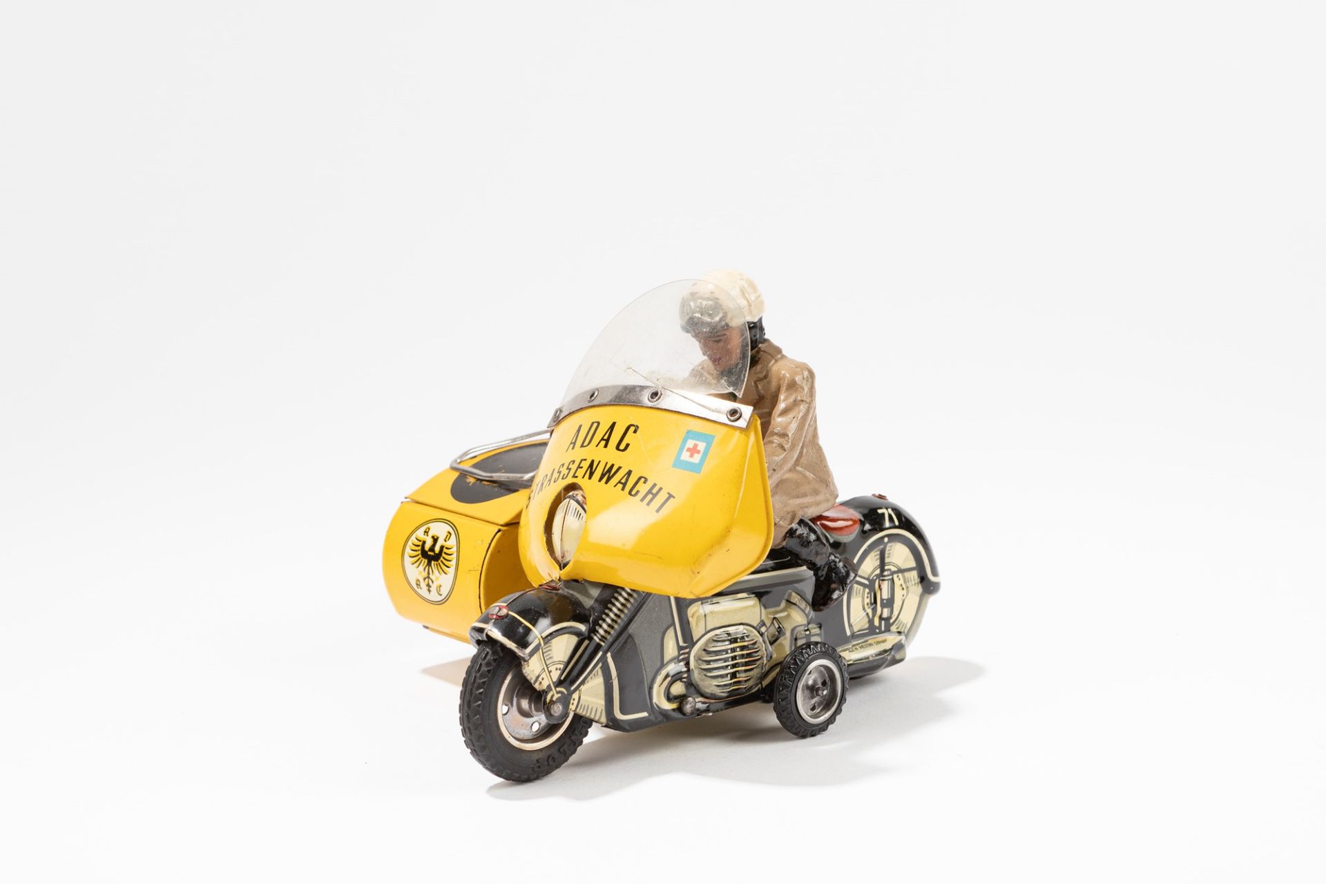 Gozo ADAC motorcycle with sidecar, 1950-1955