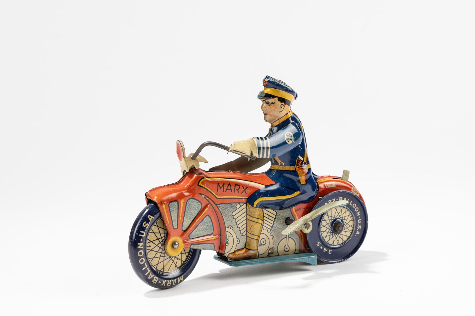 Marx Toys - Balloon motorbike, 1950-1960