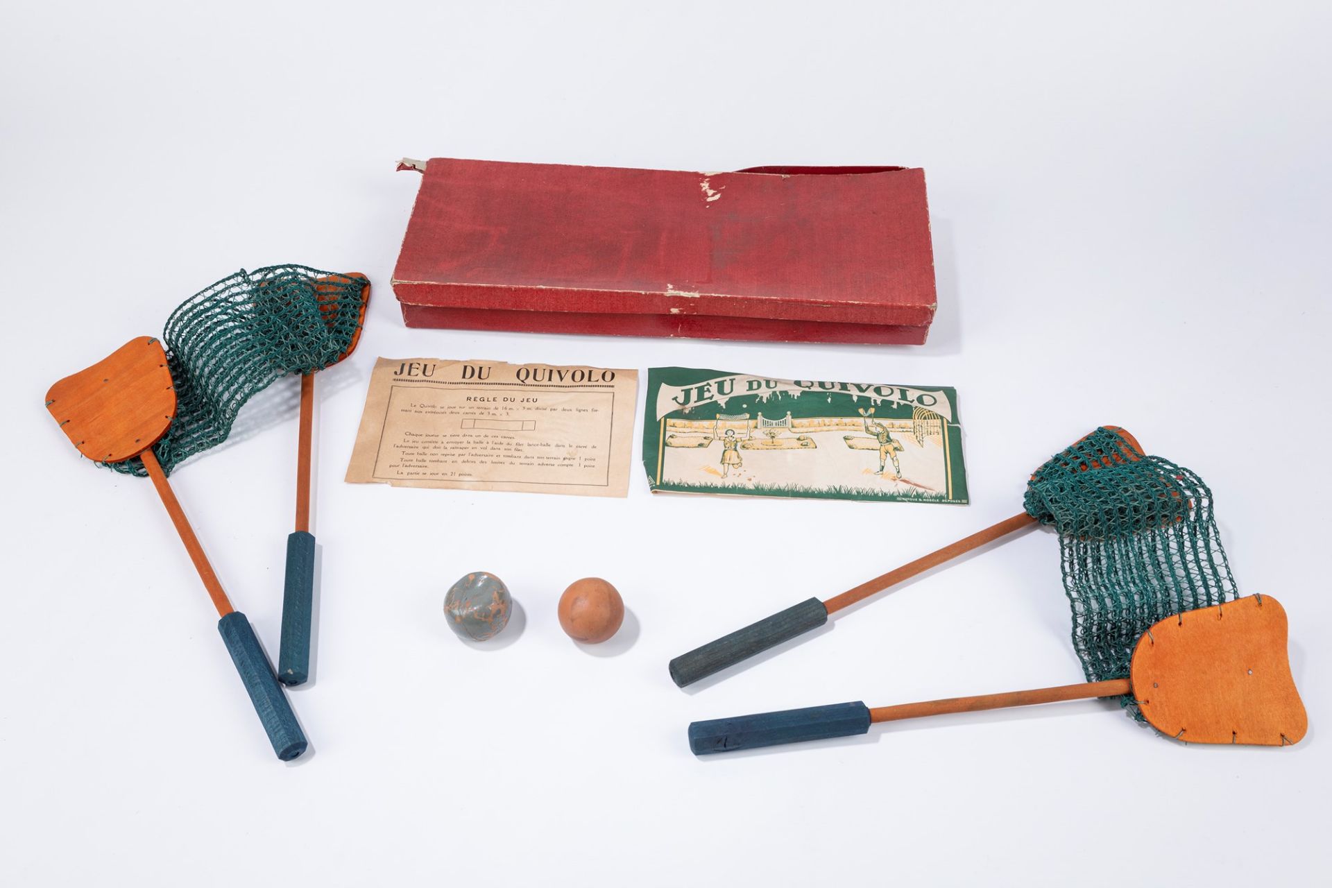 "Jeu du Quivolo" - Tennis game, early 1900s