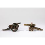 Two German cannons, 1920-1930
