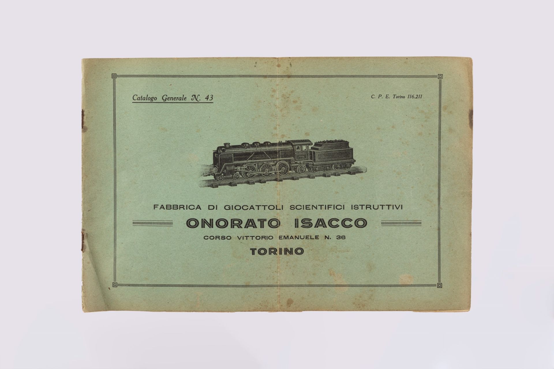 General Catalogue Company Onorato Isacco - Factory of Scientific Educational Toys