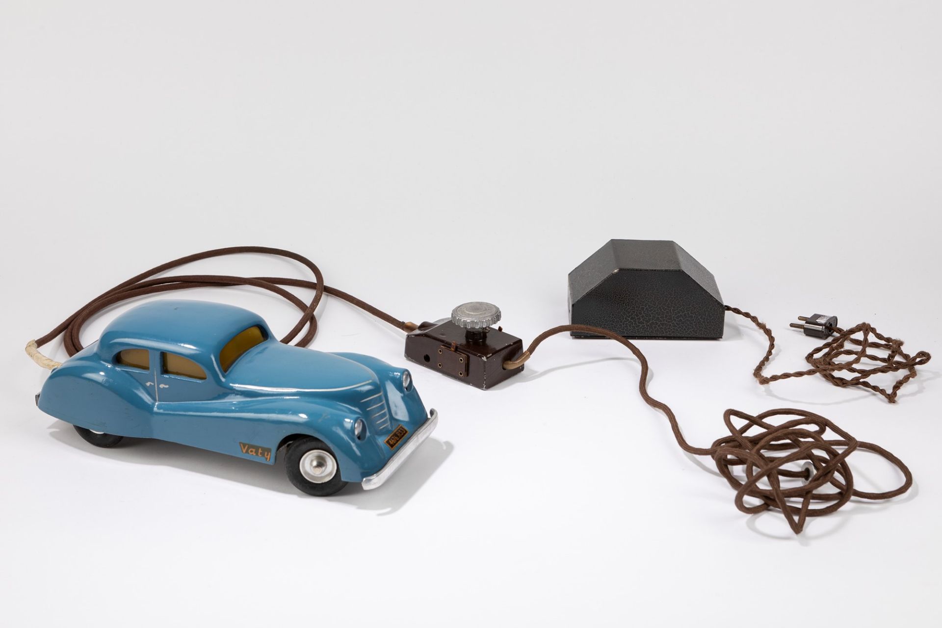 Vaty Chrysler car with original box, 1935-1938