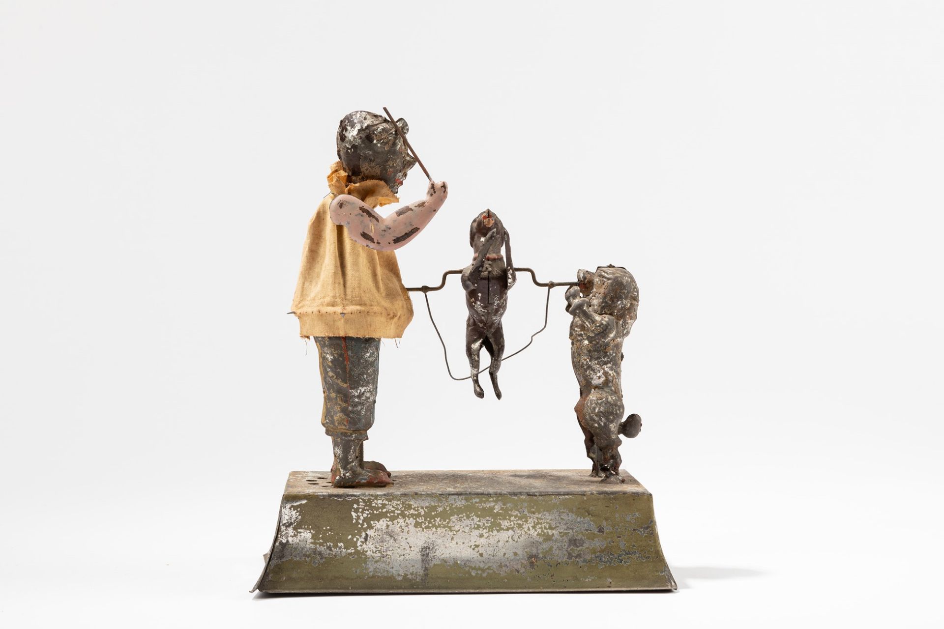 Gunthermann - Clown with two dogs, 1900-1910