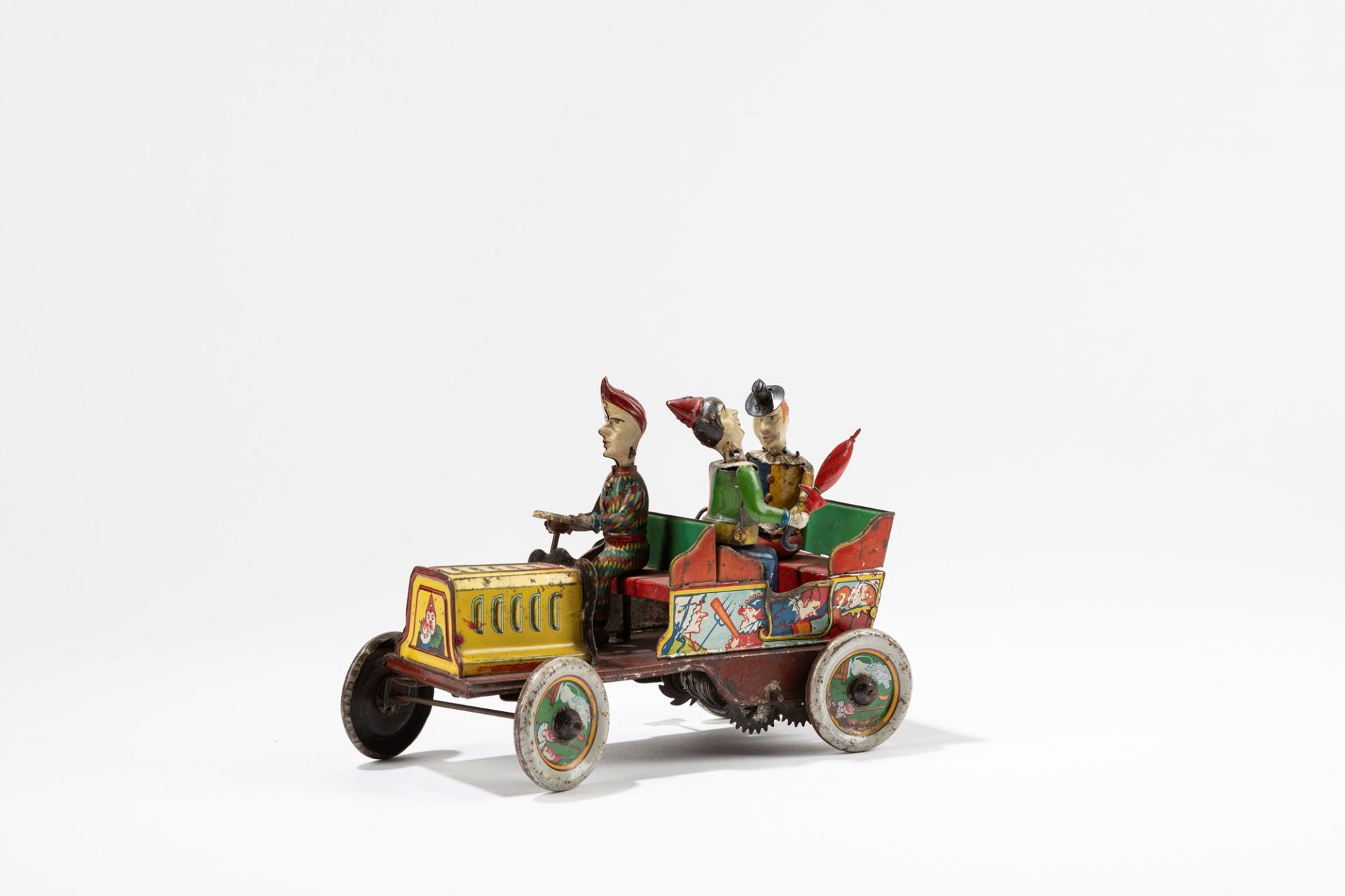 Hans Eberl - Car with three clowns: "Ta-Ra-Ra-Boom", 1920-1925
