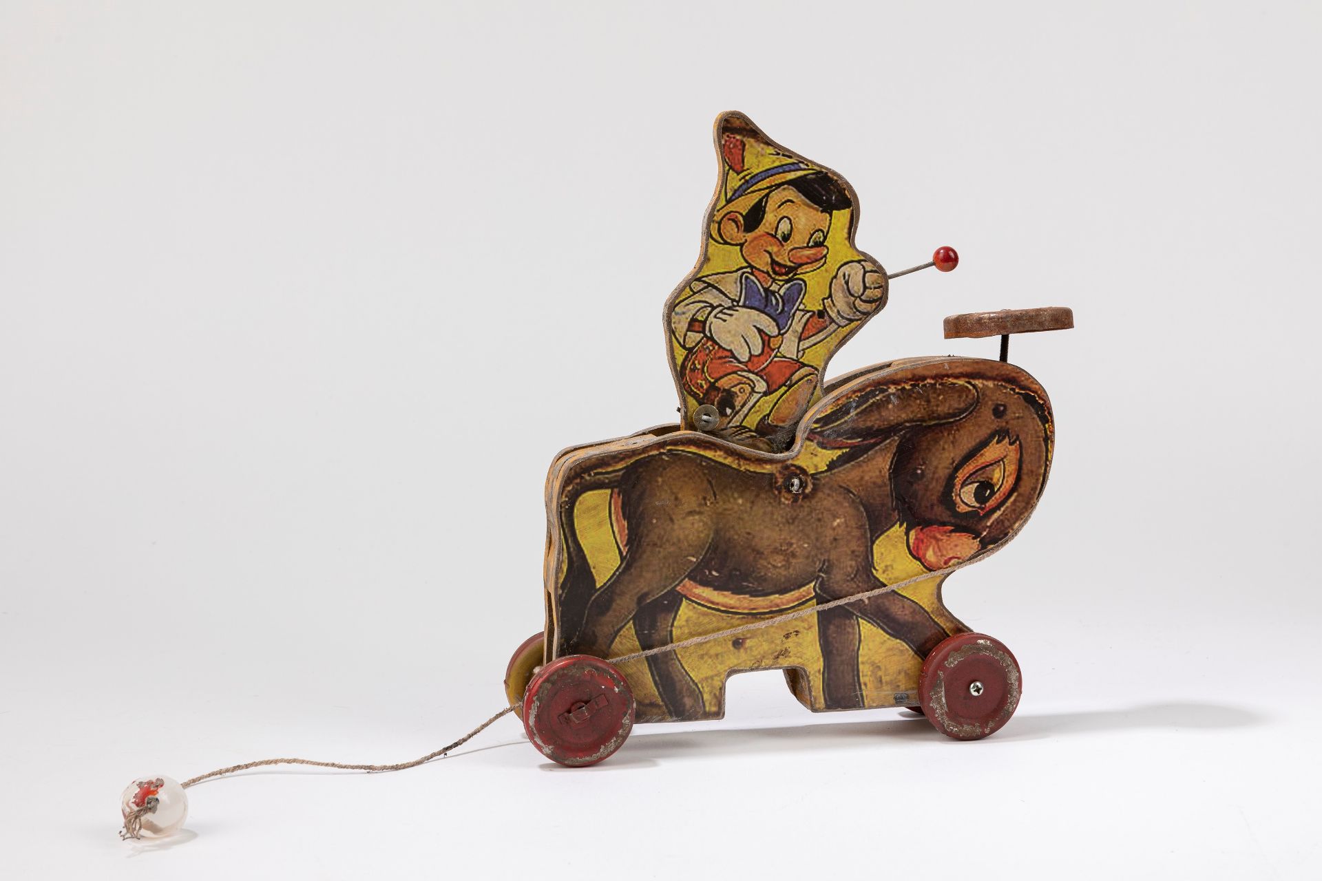Fisher Price - Prototype of Pinocchio on donkey, 1940-1950