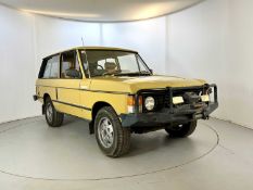 1974 Land Rover Range Rover Showing 26,000 miles from new