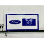 Illuminated Garage Sign Ford RS - NO RESERVE