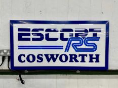 Illuminated Garage Sign Escort Cosworth - NO RESERVE