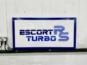 Illuminated Garage Sign Escort RS Turbo - NO RESERVE