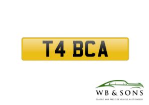 REGISTRATION - T4 BCA - NO RESERVE