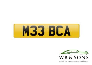 REGISTRATION - M33 BCA- NO RESERVE