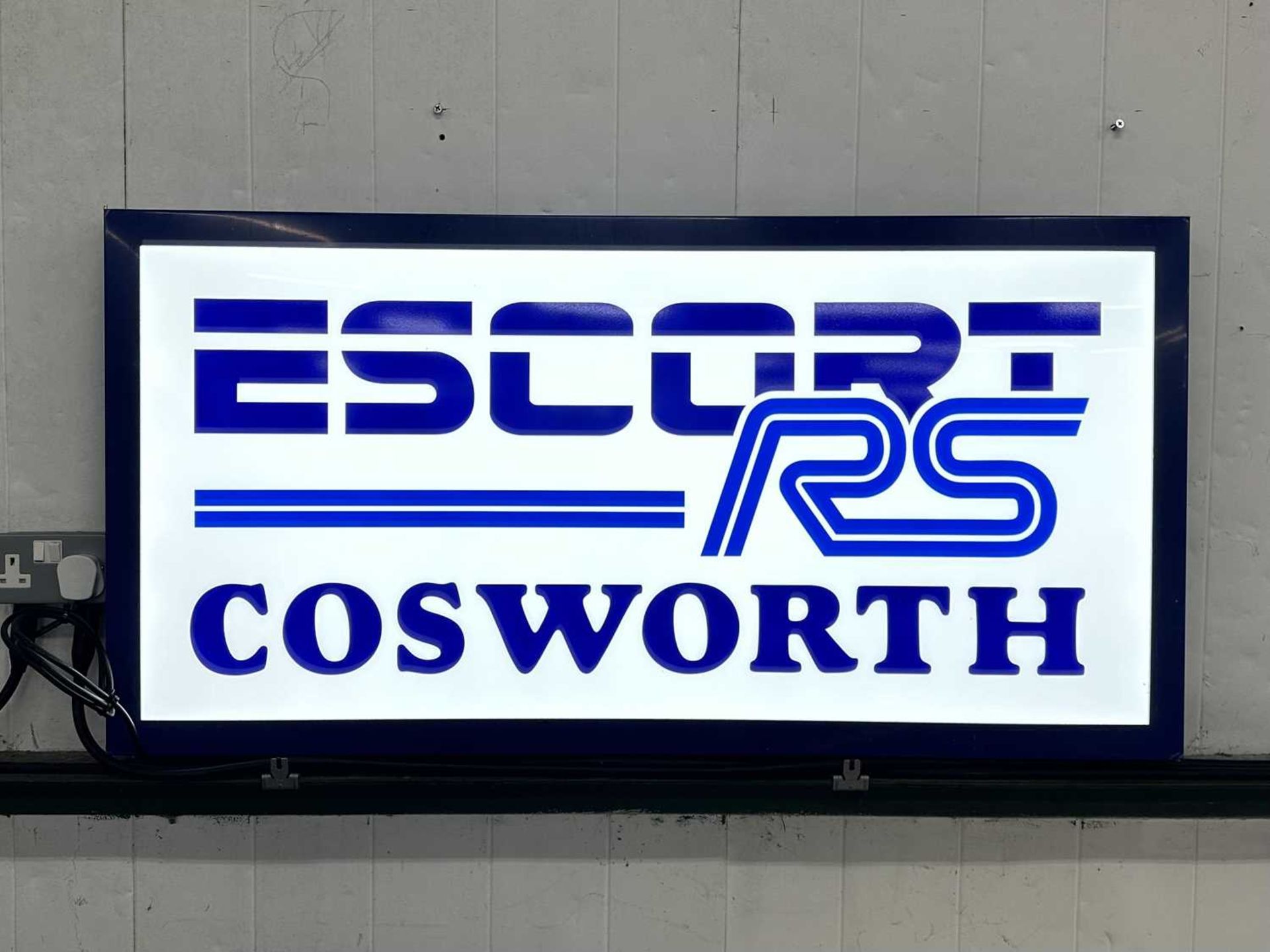 Illuminated Garage Sign Escort Cosworth - NO RESERVE - Image 2 of 2