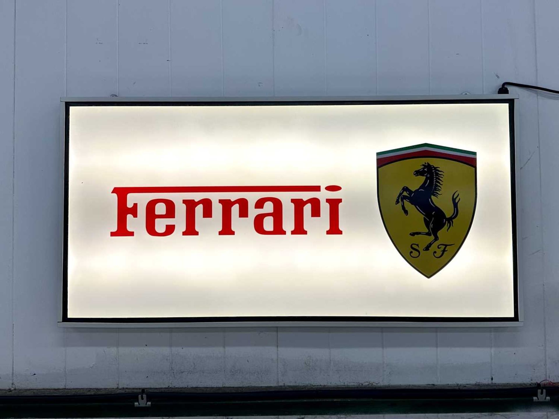 Illuminated Garage Sign - Ferrari - NO RESERVE - Image 2 of 2