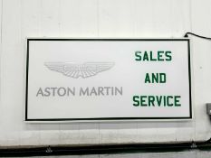 Illuminated Garage Sign - ASTON MARTIN - NO RESERVE