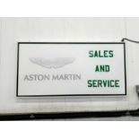 Illuminated Garage Sign - ASTON MARTIN - NO RESERVE