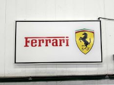 Illuminated Garage Sign - Ferrari - NO RESERVE