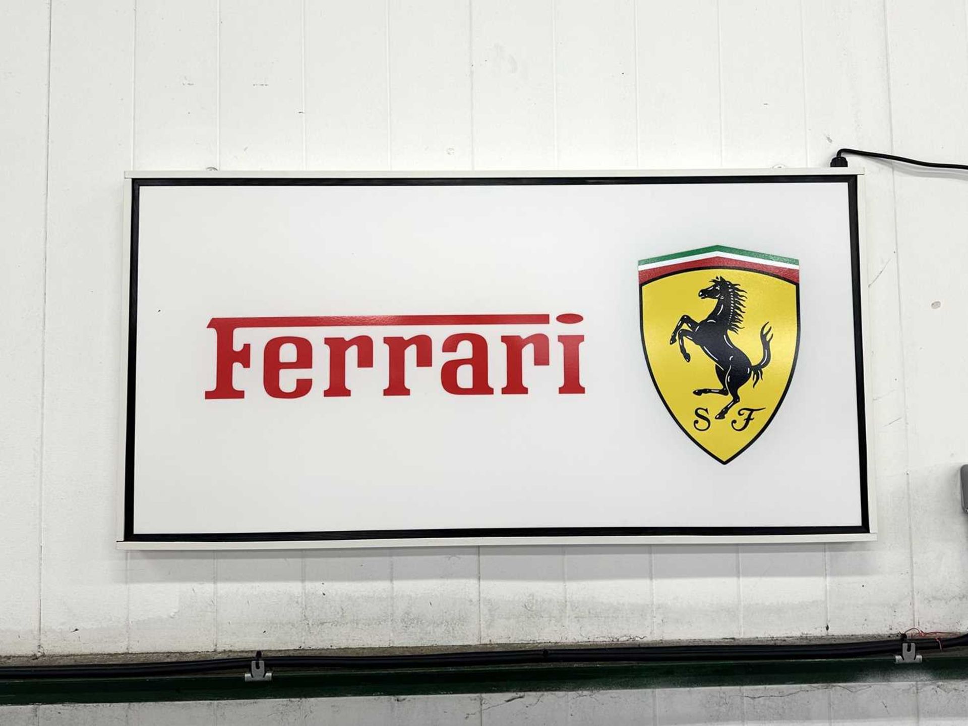 Illuminated Garage Sign - Ferrari - NO RESERVE