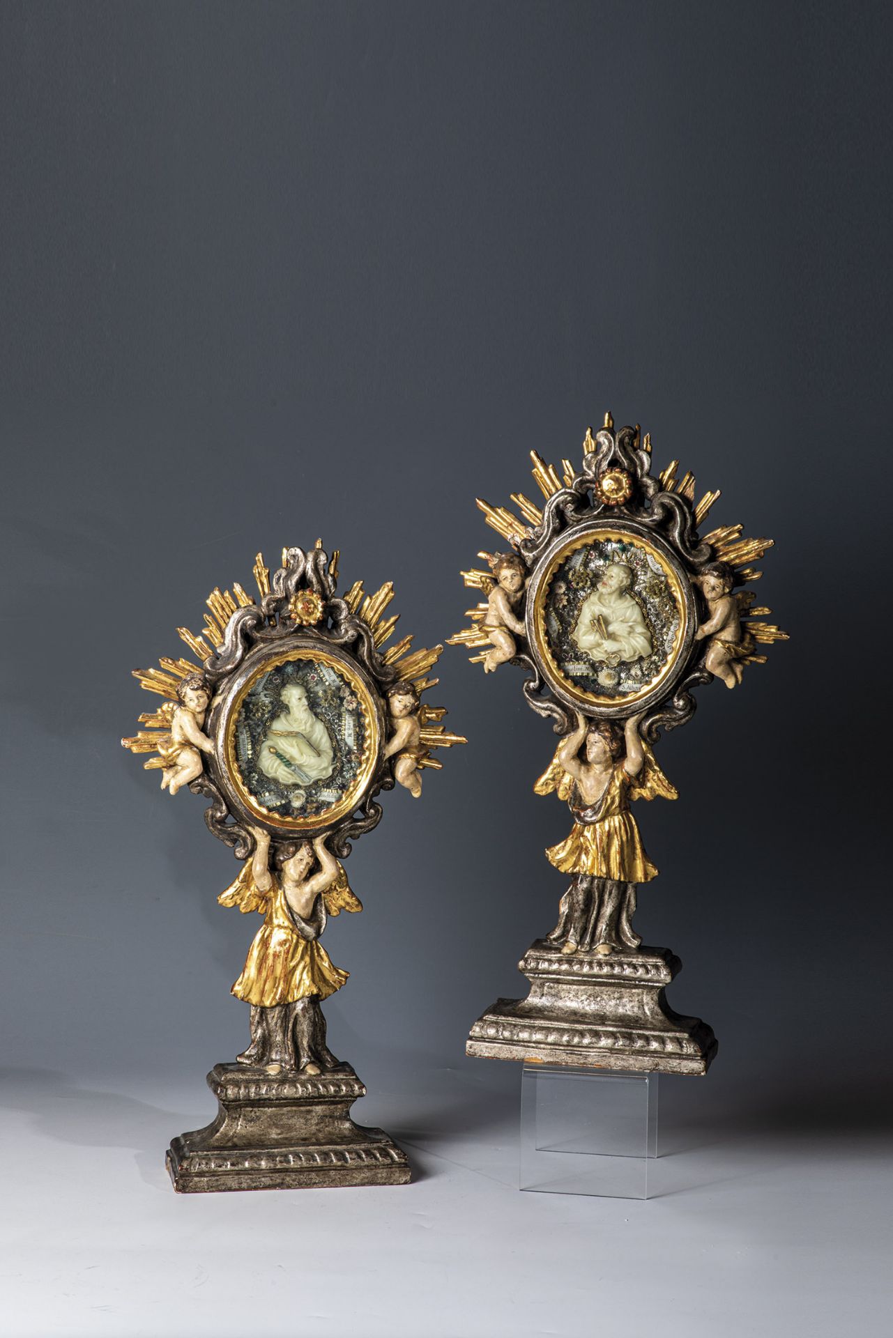 Two reliquaries
