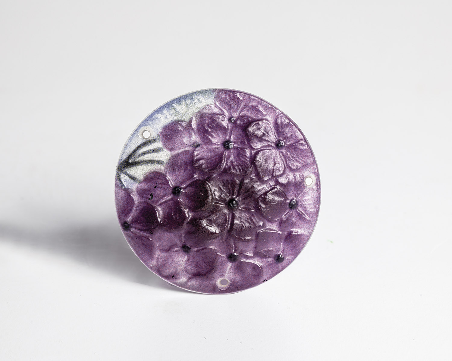 Pendant ''Hortensias'' Gabriel Argy-Rousseau, Paris, 1921 PÃ¢te de verre in colourless, violet, blue