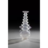 Ornamental vase Murano, 2nd half of the 20th century Colourless glass, slightly lustrous, blown in