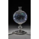 Ball of light on base France, Burgundy, 19th century so-called ''boule de dentelliÃ¨re''. Disc