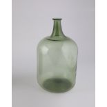 Large storage bottle of southern Germany or Austria, 19th century Olive-green glass with tear-off,