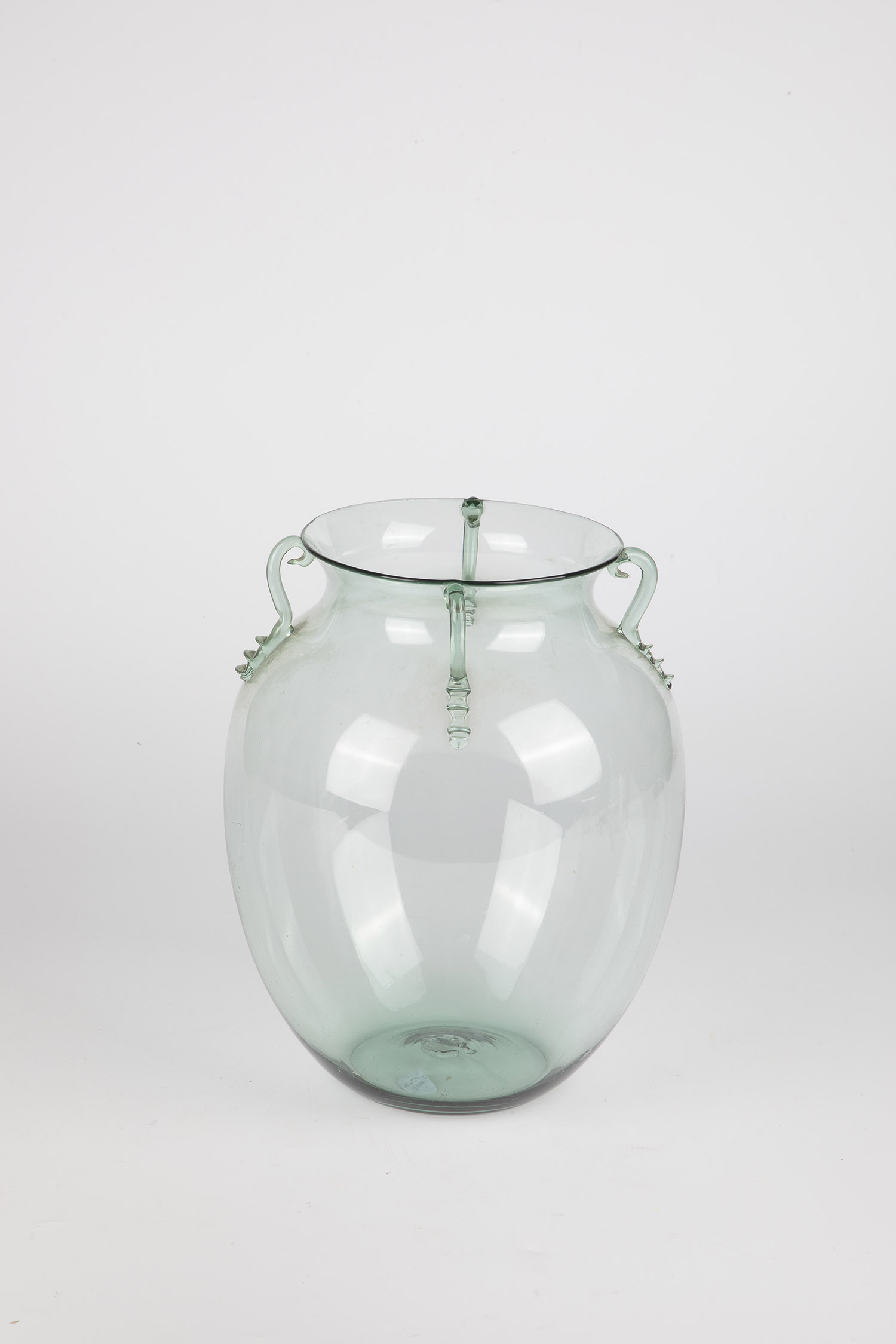 Vase ''Soffiato'' Vittorio Zecchin (inscribed) for M.V.M. Cappellin & C., Murano, ca. 1925 Thin-