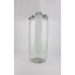 Large Woulfesche bottle Glashuette Schmidsfelden, Allgaeu, 19th century Greenish glass with slightly