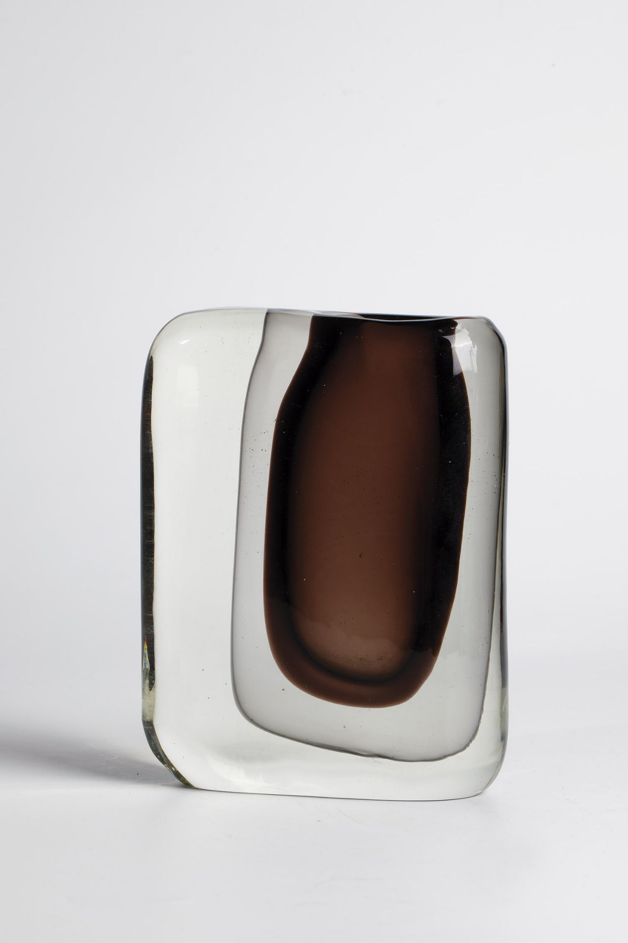 Vase ''Sasso'' Antonia da Ros (design), Vetreria Gino Cenedese, Murano, circa 1960 Colourless,