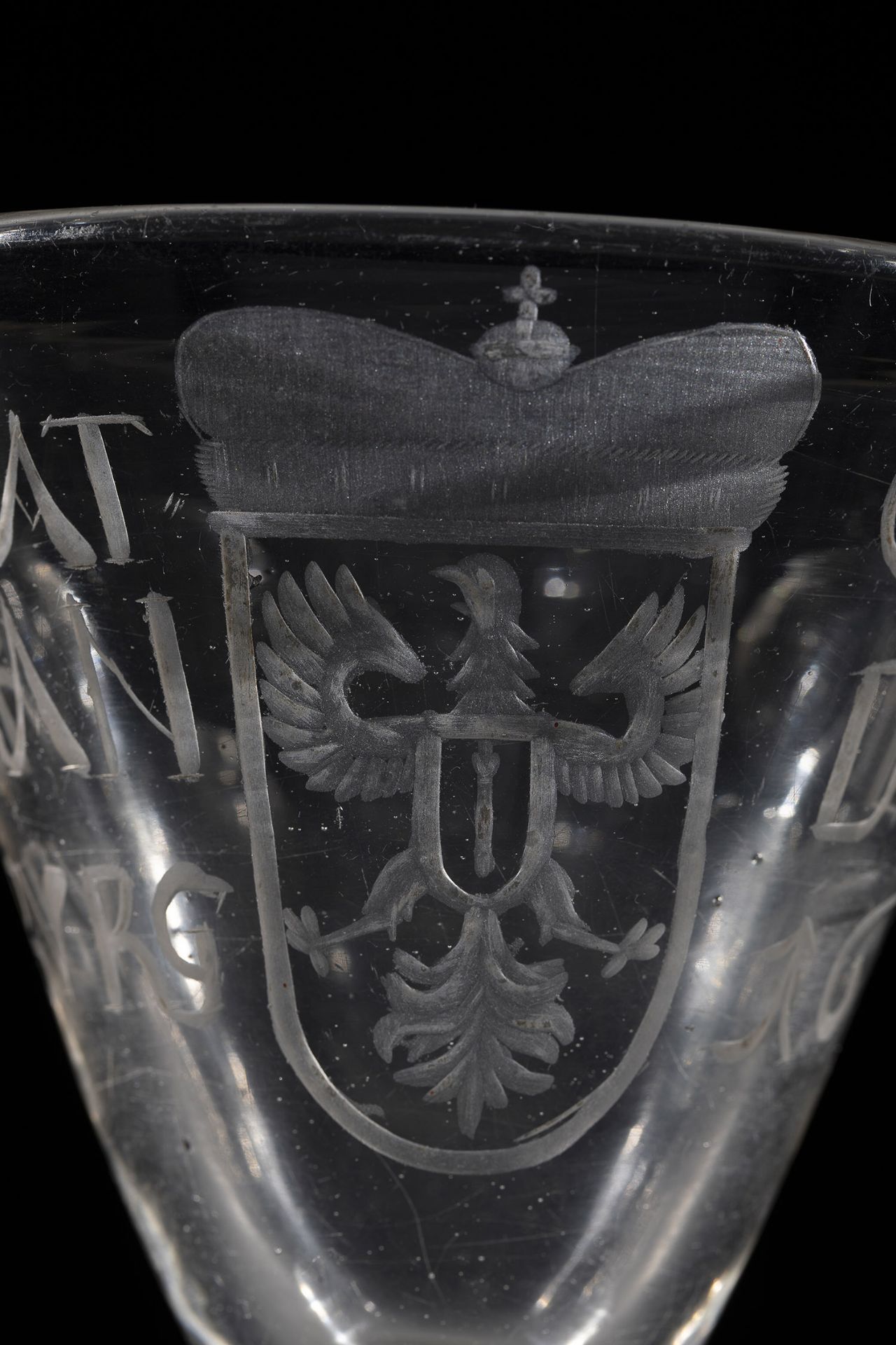 Lidded goblet with coat of arms of the Brandenburg Archchamberlain Brandenburg, dated 1693 - Image 4 of 4