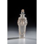 Bottle ''Pan'' Rene Lalique, Wingen-sur-Moder, 1920 Colourless glass pressed into the mould,