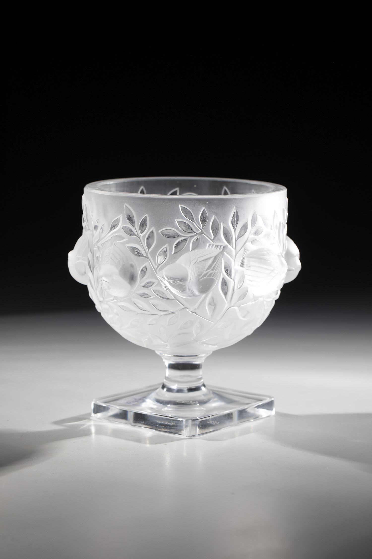 Vase ''Elisabeth'' Marc Lalique (design), Lalique, Paris, 1961 Colourless glass, pressed into the