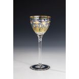 Stem glass ''Jodhpur'' Rudolf Wille (design) around 1912, Josephinenhuette, Schreiberhau (