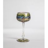 Stem glass ''Jodhpur'' Rudolf Wille (design) around 1912, Josephinenhuette, Schreiberhau (