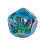 Paperweight ''Viola'' France, Saint Louis, 1992 Partly three-dimensional flower branches on a