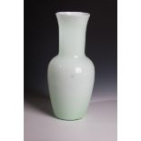 Large Vase ''Opalino'' Venini, Murano, 1998 Colorless glass, with colored opal underlay. In vibro