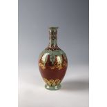 Vase Graeflich Harrach'sche Glasfabrik, New World, mid-19th century Red stone glass with